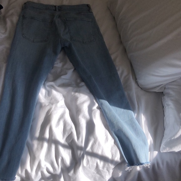 Agolde Sophie Raw Hem Mid Rise Ankle Crop - Picture 9 of 9